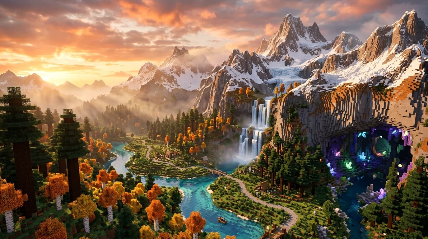Colossal Biomes. Unbounded Verticality.